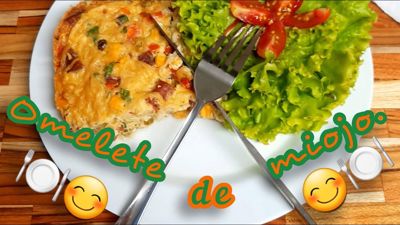 😋Omelete de Miojo.🍜 - YouTube