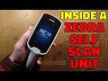 Inside a zebra mc18 selfscan terminal