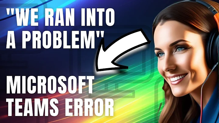 How to fix "We ran into a problem" Microsoft Teams error in Windows 10