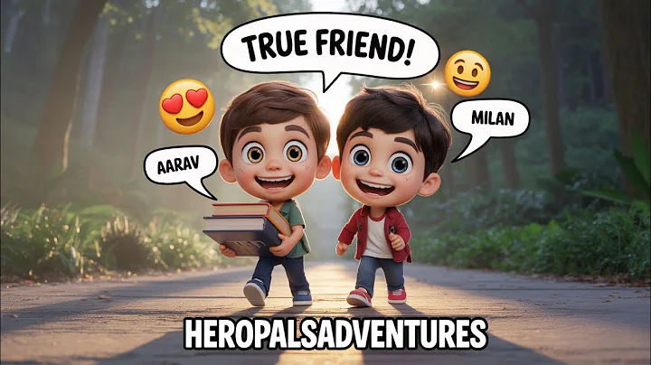 TRUE FRIEND – Heart Touching Moral Story for Kids | HeroPalsAdventures | Friendship Lesson Animated