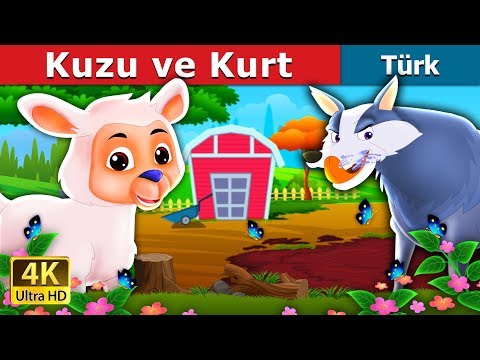 Kuzu ve Kurt | The Lamb And The Wolf Story in Turkish | Turkish Fairy Tales