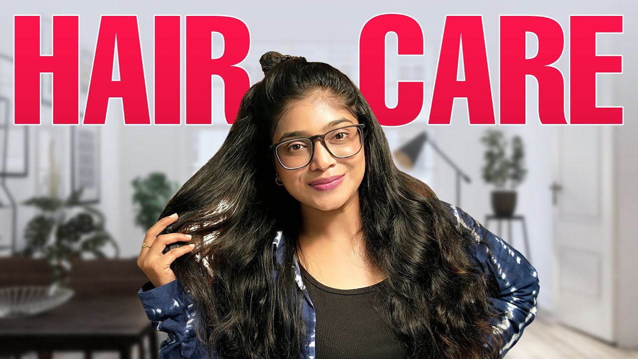 My Realistic Hair Care Routine & favourite hairstyle ️ - YouTube