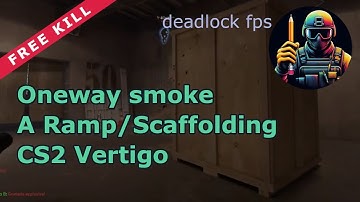 TR play, solo A, CS2 Vertigo, oneway smoke granting free kill