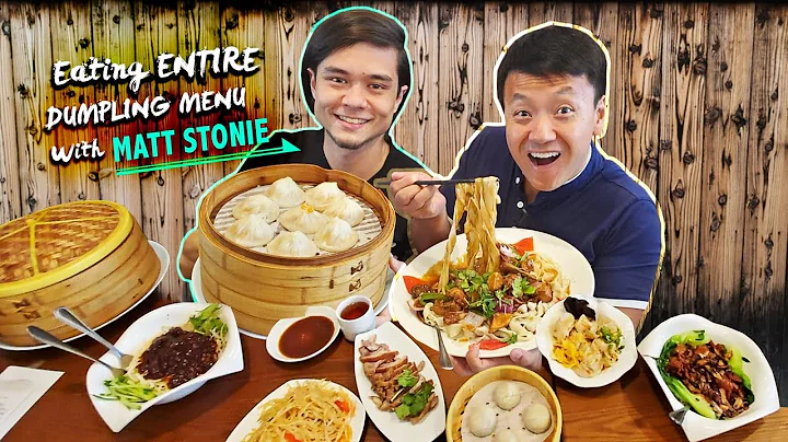 Eating ENTIRE DUMPLING MENU With MATT STONIE! Life...