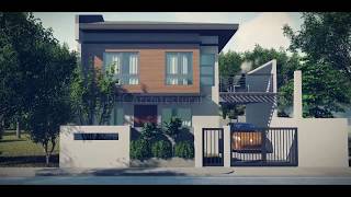 Two Storey House Design (4BR)