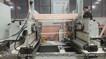 How to process longer wood tenon A special CNC double end tenoning machine