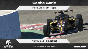iRacing - 22S2 - Formula iR-04 - Formula 4 - Spa - SG