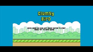 CLUMSY BIRD GAME IN JAVASCRIPT AND HTML WITH SOURCE CODE screenshot 4