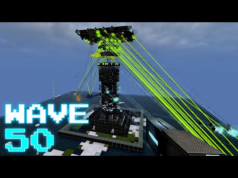 Block Fortress: Wave 50 (easy, survival)