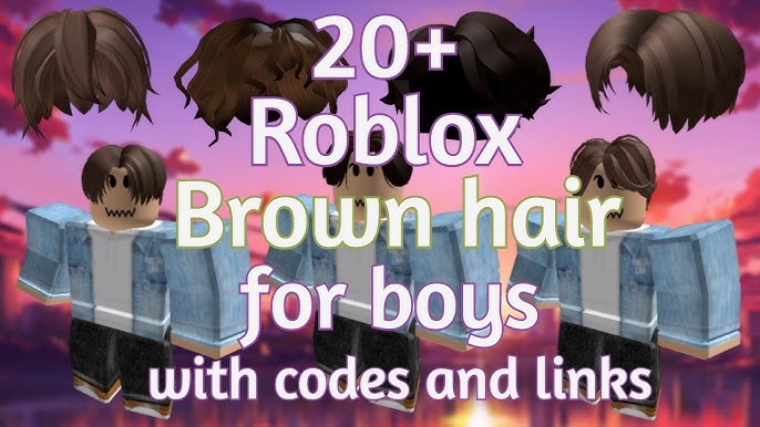 20 Roblox Brown Hair For Boys With Codes And Links Glam Game Roblox Youtube - roblox boy brown hair combos