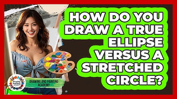 How Do You Draw A True Ellipse Versus A Stretched Circle? - Drawing and Painting Academy