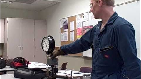 Deadweight tester demonstration -- part 3