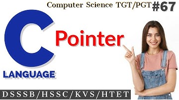 Pointer in C language | #C language in Hindi | #Computer science teacher | #DSSSB/HSSC