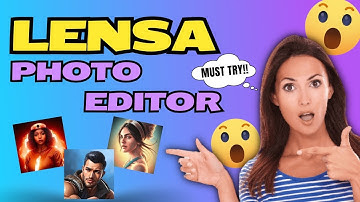 How To Use LENSA AI Photo Editing Tool | LENSA AI Photo Editing App Tutorial In English | T4Techster