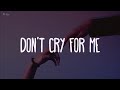 Alok, Jason Derulo & Martin Jensen - Don't Cry For Me (Lyrics)