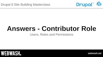 6.9 - Answers - Contributor Role