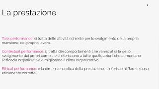 Comportamento Organizzativo Lez.1