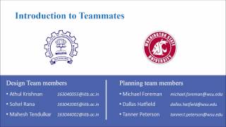 Global Team Project II | 4D Building Information Model (BIM) | IITB & WSU