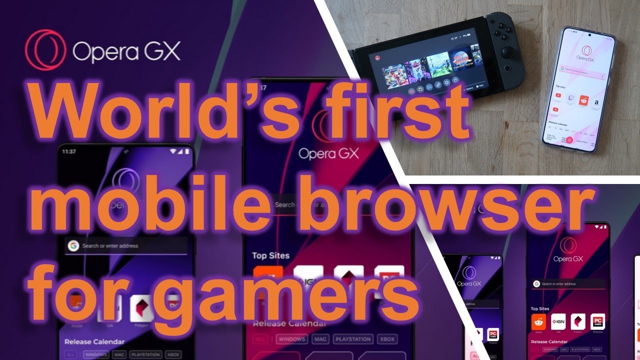 Opera GX – the world's only browser for gamers – debuts on the