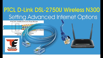 PTCL D LINK DSL 2750U WIRELESS N 300 SETTING CONFIGURE WIFI ROUTER