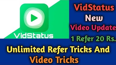 VidStatus Unlimited Tricks And New Video Update||