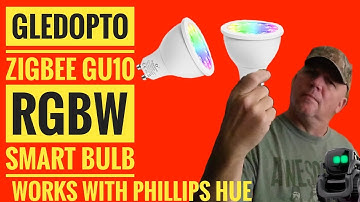 GLEDOPTO Zigbee GU10 5W RGBW Smart Bulb Works with Phillips Hue Alexa and Google Home