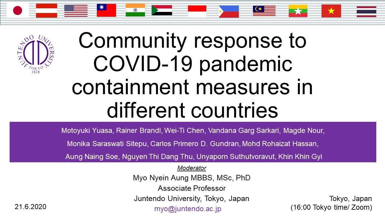 COVID-19 Malaysia : Community response to pandemic containment measures in different countries