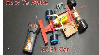 How to Make a RC F1 Car at Home (very simple)