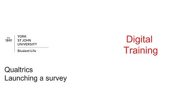 Qualtrics launching a survey