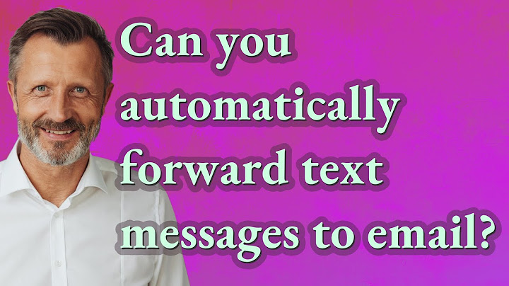 Can you forward text messages from one phone to another