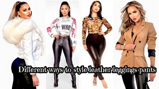 Ultra shiny faux leather ,latex leggings pants ideas #fauxleather #latex #leather #leggings #pants