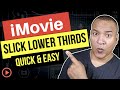 iMovie Custom Lower Third Titles Quick & Easy