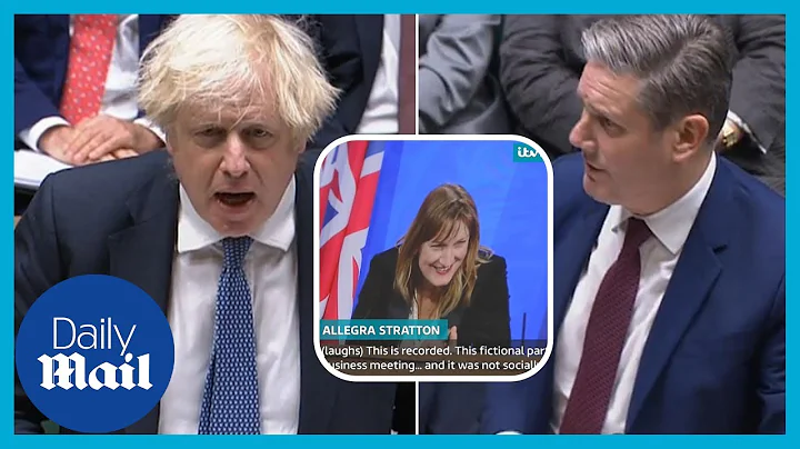 Boris Johnson 'sickened' by Allegra Stratton jokin...