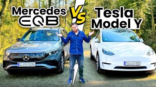 Mercedes Benz EQB 300 vs Tesla Model Y