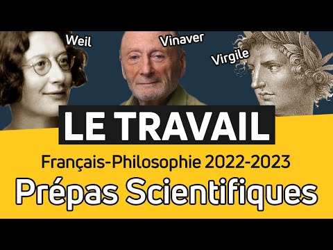 LE TRAVAIL ? Français-Philosophie en CPGE (Thème de Prépa Scientifique 2022/2023)