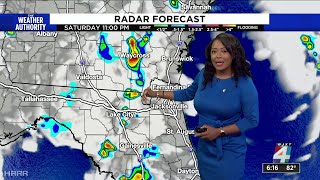 Weather Authority Meteorologist Jenese Harris forecasts isolated rain for the weekend