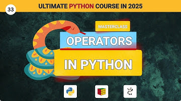 Python Operators Tutorial for Beginners | Arithmetic, Relational, Logical, Assignment Bitwise#python