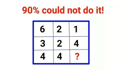 90% could not crack this Math Puzzle! Can you?  #iq #iqtest #aptitude #puzzles #mathspuzzles