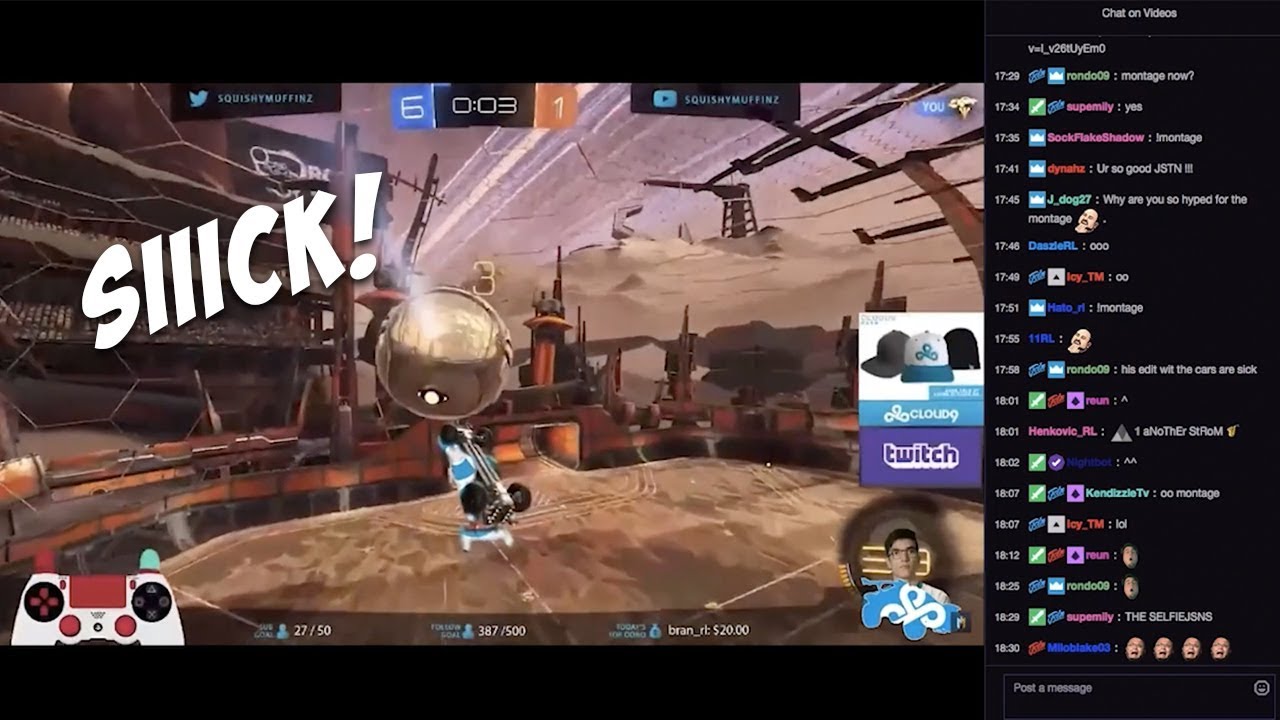 JSTN Reacting To My Squishy Muffinz VS JSTN Duo Montage With Twitch Chat