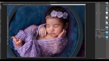 Newborn composite with colour change tutorial