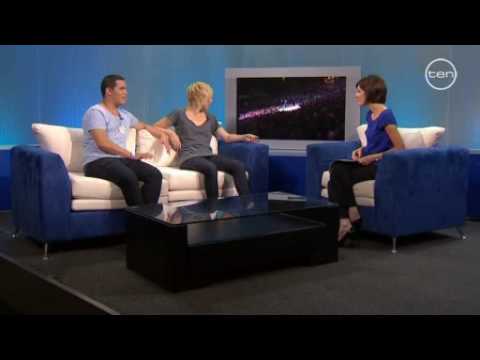 Stan Walker & Hayley Warner on Ten News (23 Nov 09)
