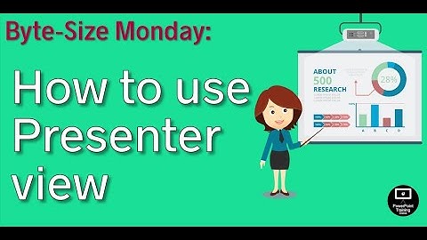 How to use presenter view