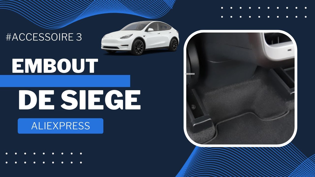 [Accessoire #2] Tesla Model Y Grilles de protection sous siège