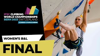 Women's Boulder & Lead final || Bern 2023