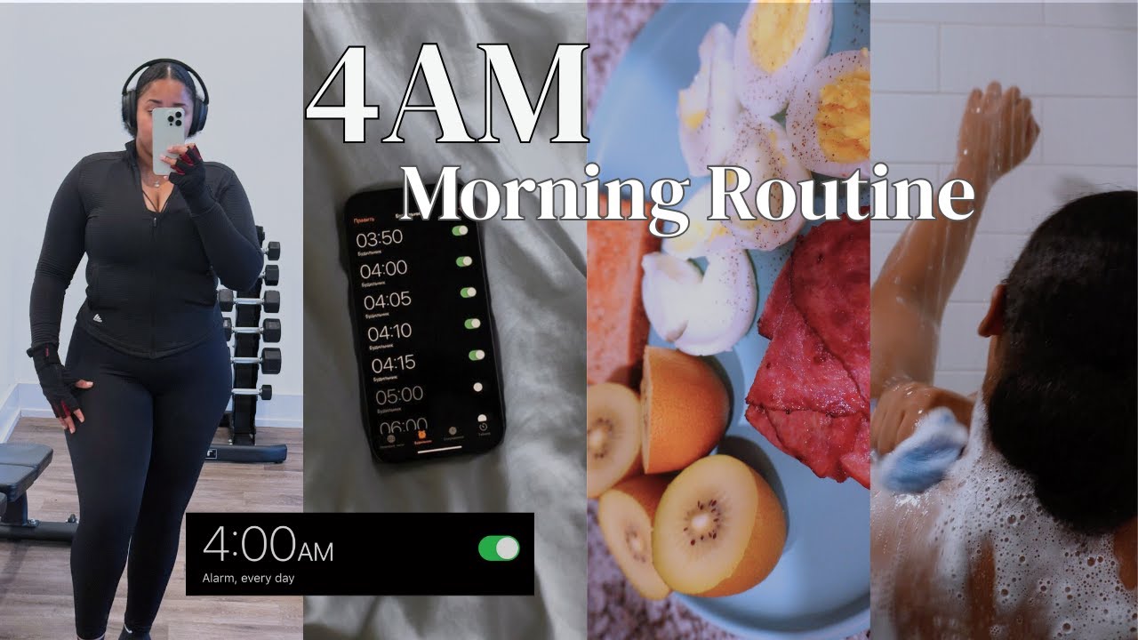 4am Routine 4AM Morning Routine| Building Discipline & Staying Consistent ...