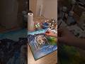 Acrylic Painting Bear Trap #learntopaint #artinstruction #art #acrylicpainting #bear #bearpainting