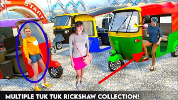 Tuk Tuk Rickshaw 3D Stunt, Auto Stunt Games 2021,Android iOS Gameplay,