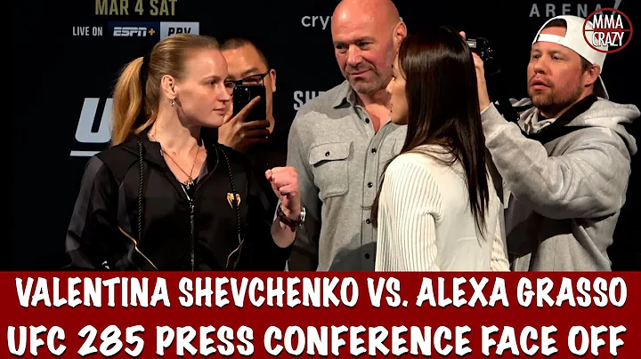 UFC 285: Valentina Shevchenko vs. Alexa Grasso Press Conference Face Off