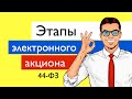 Как проходит продажа в тендерах: этапы электронного аукциона /Госзакупки / 44-ФЗ