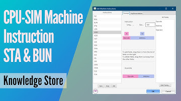 13 Memory Reference Machine instructions || STA and BUN || CPU-SIM || Comp. Architecture Practicals